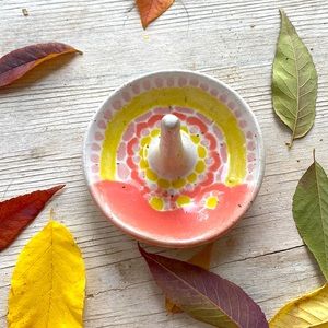 Stoneware ring dish